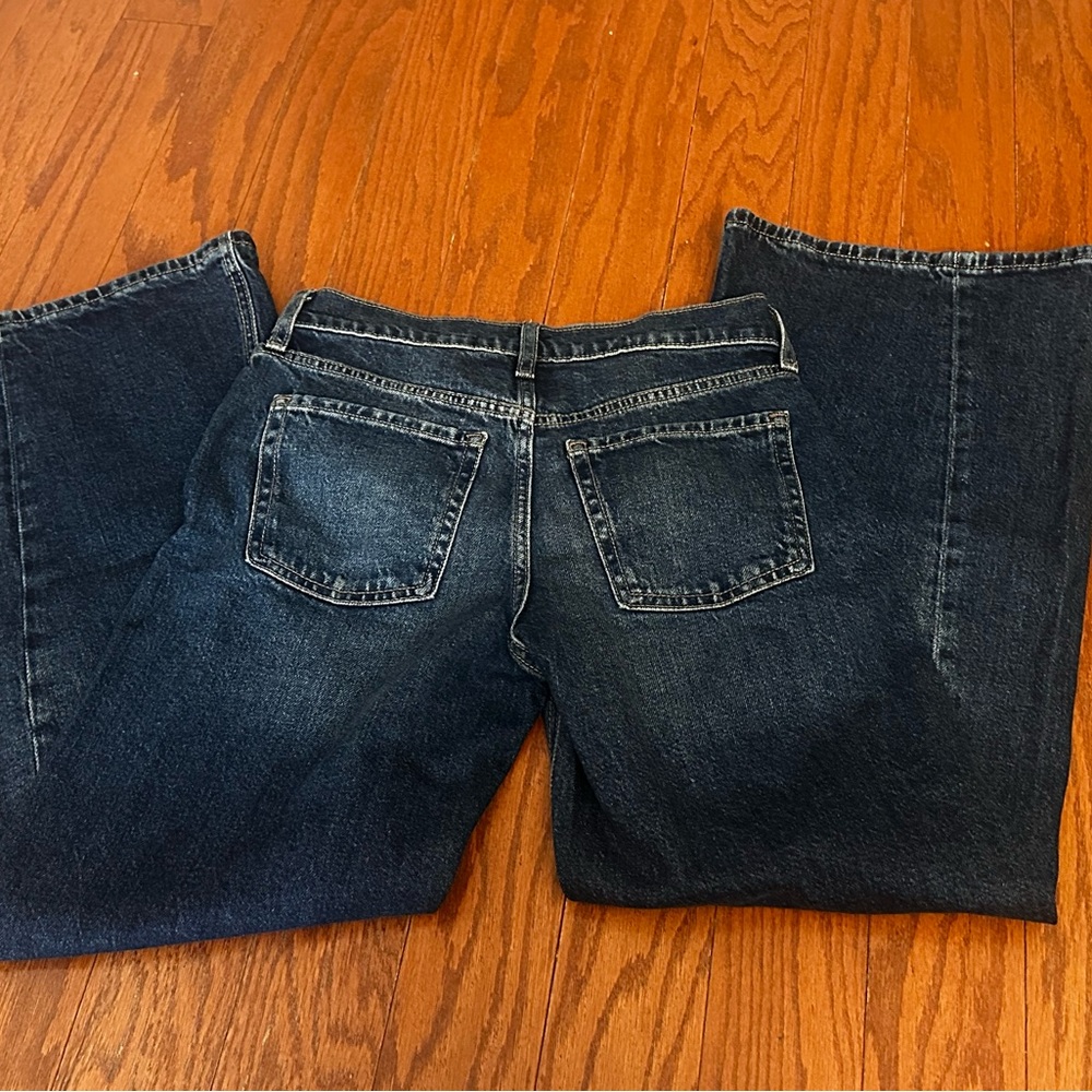 Old Navy Mid-Rise Split-Seam Flare Jeans Size 0P NWT - Picture 4 of 6